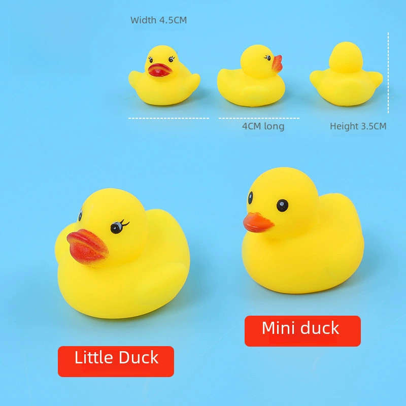 B.Duck, toy plastic play in water for bath, anti-stress, makes sounds, custom-made