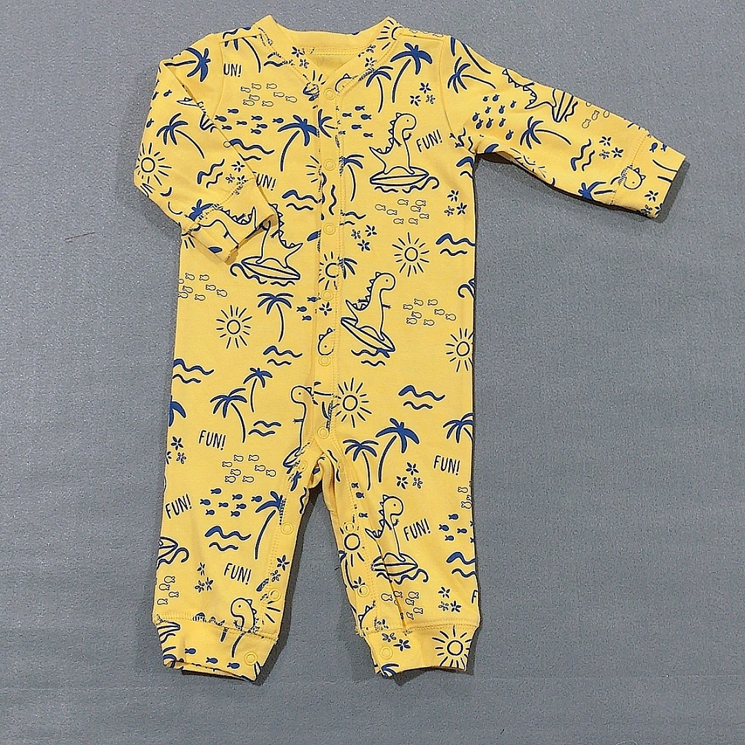 Comercio exterior orden original cuatro estaciones de larga escalada bebé mono transfronterizo puro algodón mameluco bebé mono