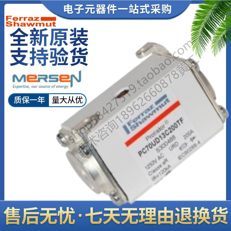 Ferraz 熔断器 PC70UD13C80TF N300484 PC70UD13C100TF P300485