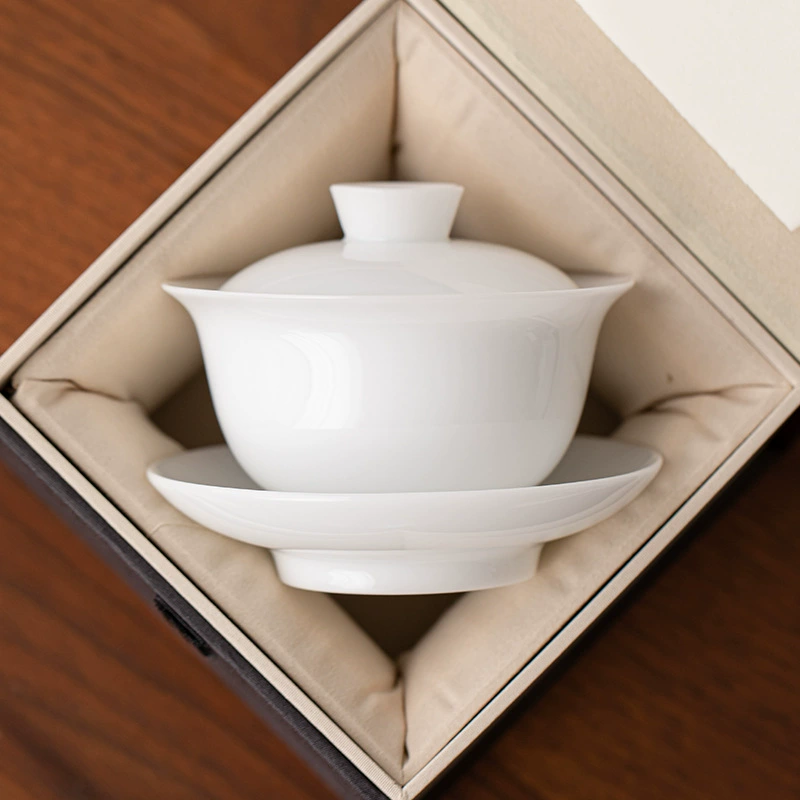 Tea cup, ceramic ultra thin tea set for home use, ice imitation