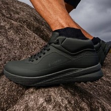 迪家平替中帮越野徒步鞋男士户外轻盈软底缓震防滑耐磨运动登山鞋