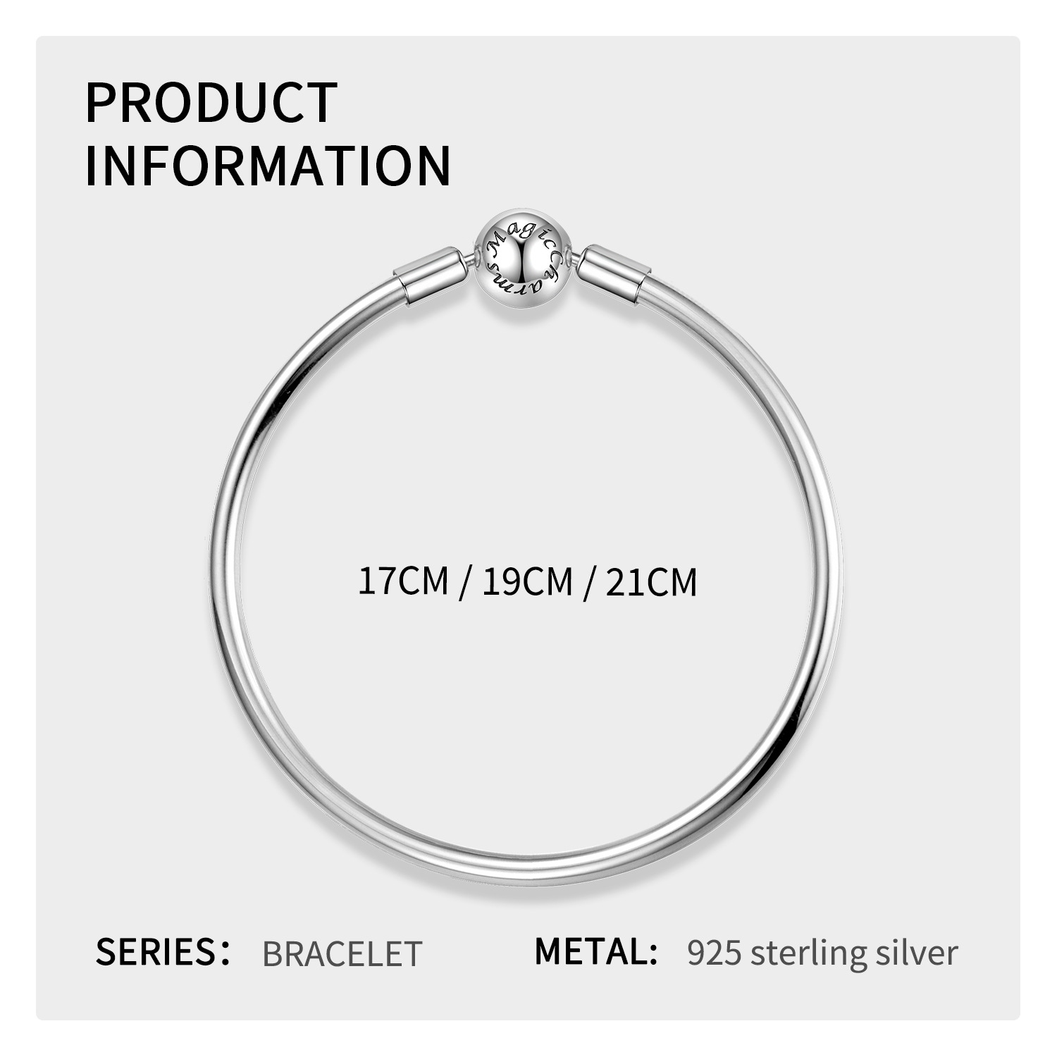 Fashion Solid Color Sterling Silver Plating Jewelry Accessories 1 Piecepicture6