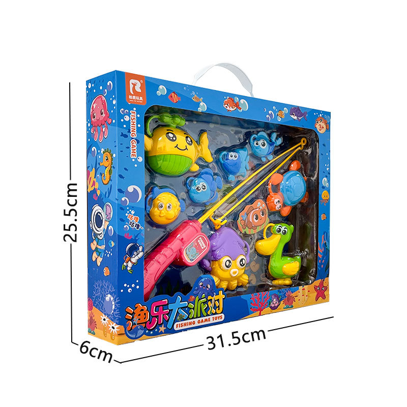 Juguetes de pesca piscina para niños pescar caña de pesca magnética para la pesca de niños y niñas juguetes regalos de agencia