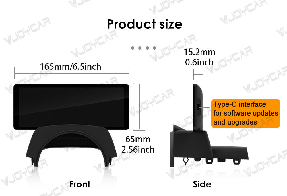 Suitable for Tesla Huanxin 3 Smart Ips Dashboard Reversing Image Supports Carplay High-Definition Display