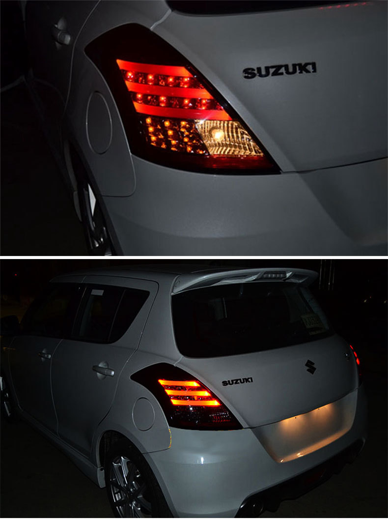 适用于SONAR适用于 铃木雨燕尾灯 汽车改装转向灯LED光导尾灯总成-阿里巴巴