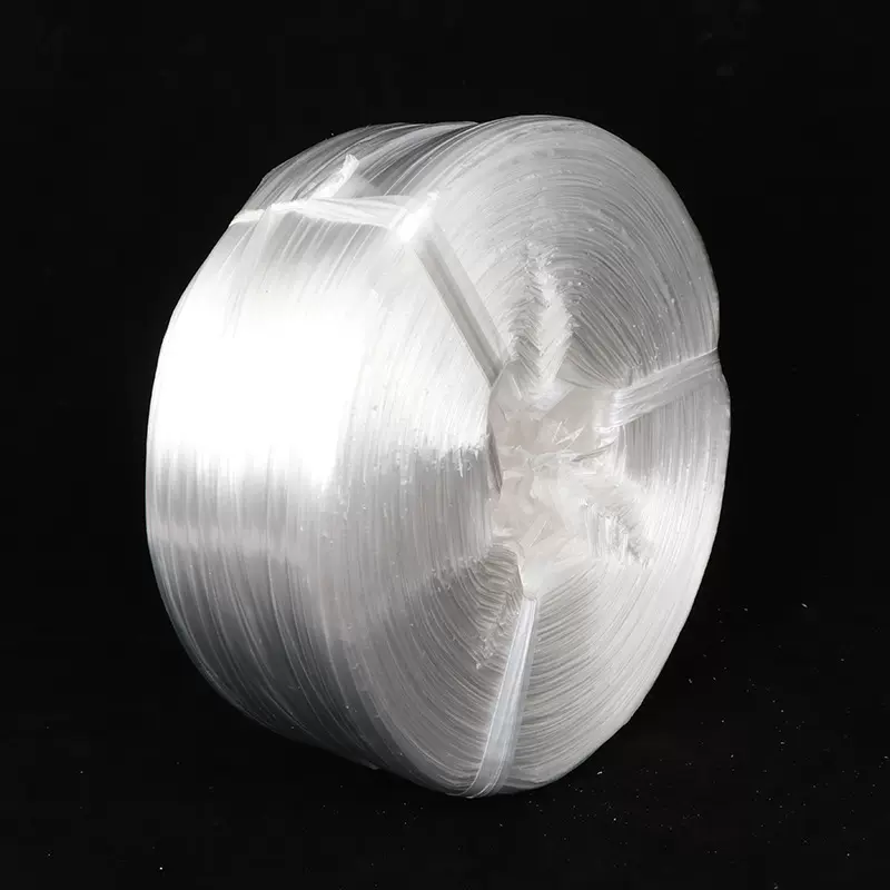 工厂批发白色全新料捆扎绳大盘塑料绳尼龙绳打包带扎口绳撕裂膜