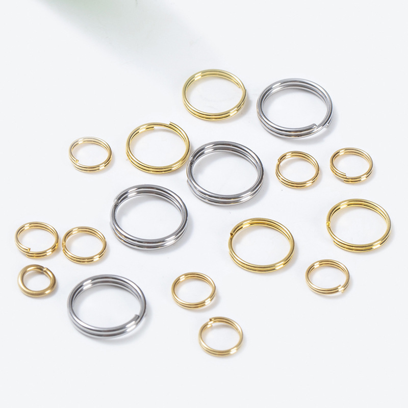メーカー卸売 304 ステンレス鋼キーホルダークラフトギフトキーホルダー DIY おもちゃアクセサリー洗える色あせなし|undefined