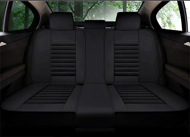 Car Seat Cushion Cover, Linen Full Surround Fabric Seat Cover, Universal for All Seasons, Summer Seat Cushion