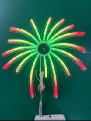 Feliz cumpleaños a la explosión transfronteriza, tablero de luz led, escena, ambiente, iluminación, tablero de Luz LED en inglés