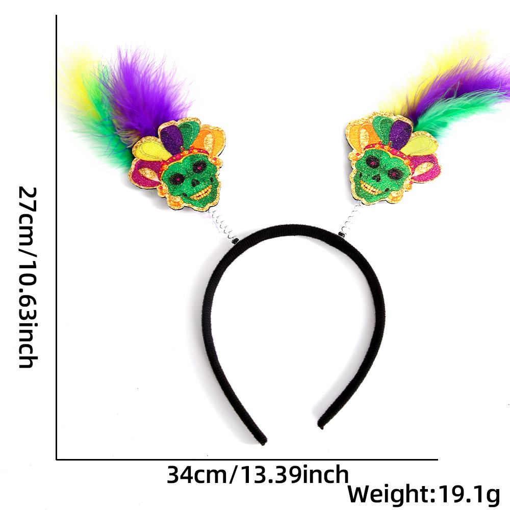 Amazon nuevo Carnaval brasileño diadema tocado rendimiento etapa Mardi Gras decoración del partido suministros