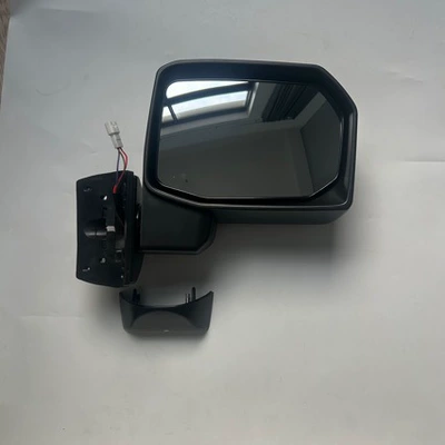 Suitable for 2024 Lc7 Series Rearview Mirrors, Black Electroplated Silver Series Fj79 76 71 Rearview Mirrors (Large field of view rear view auxiliary mirror)