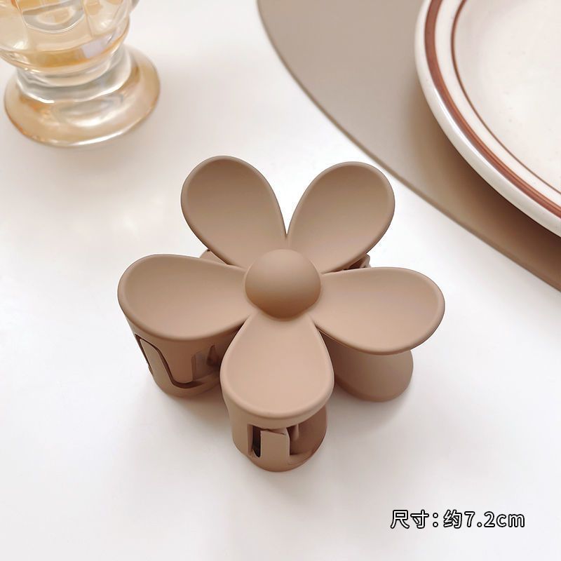 Estilo francés japonés y coreano diadema clip lateral grande cabeza femenina updo pelo headwear elegante clip de pelo simple horquilla de tiburón