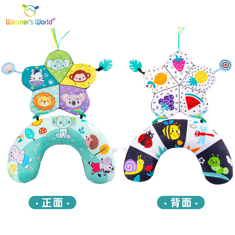 Aipinqi almohada para bebés, almohada en forma de U, almohada de entrenamiento para bebés, almohada de entrenamiento para animales, juguetes de educación temprana