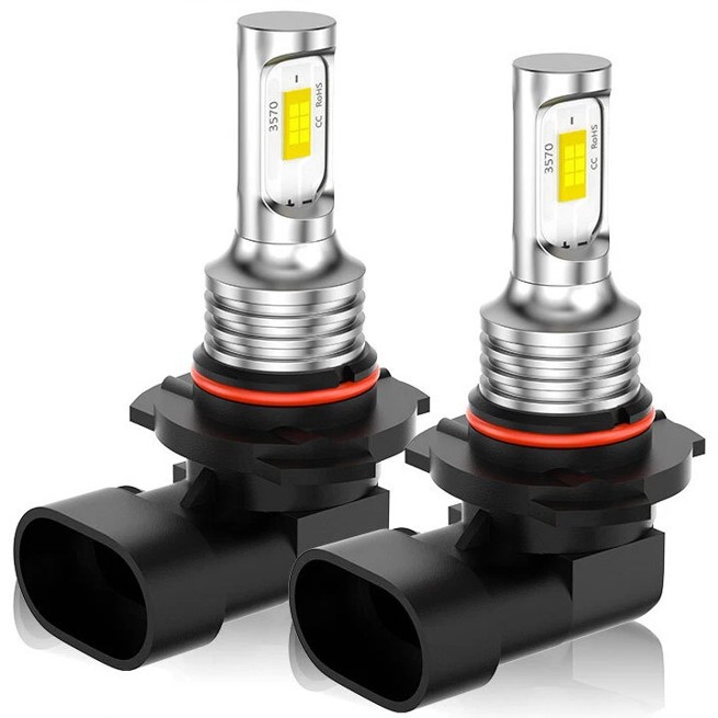 Coches LED delanteros de niebla 9005 9006 80W 3570 2LED delanteros de niebla CSP motocicleta luz