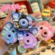 Cartoon Creative Sanrio Projection Camera Keychain Student School Bag Pendant Children's Small Toys Small Gifts Wholesale