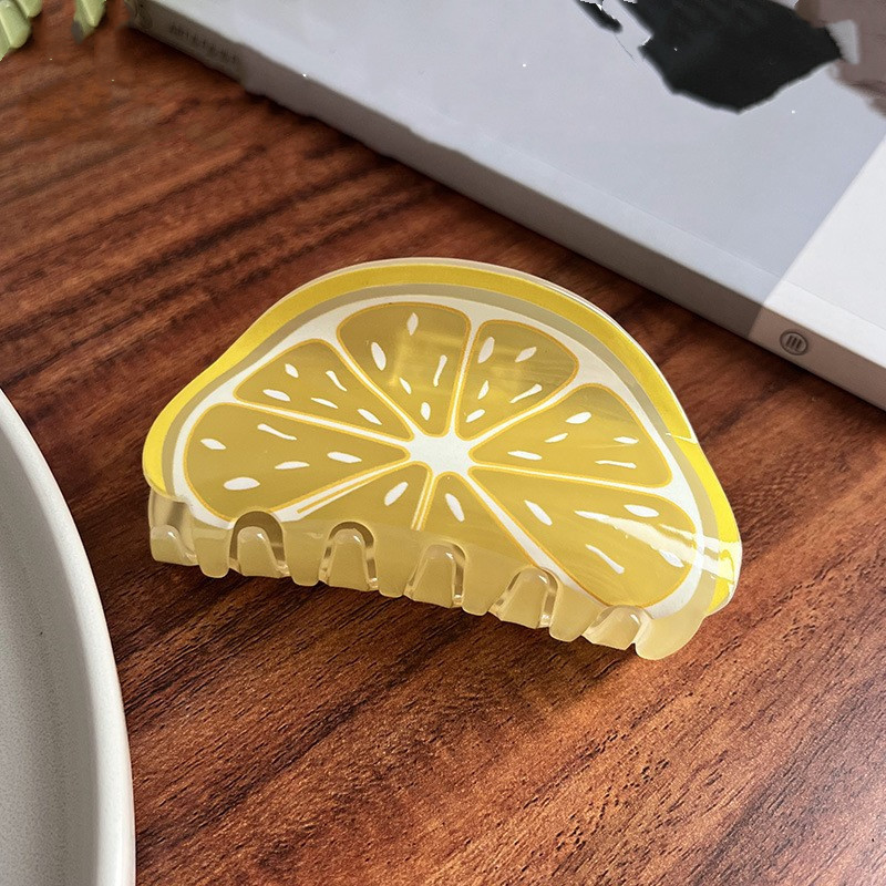 Daily Occasion Acetic acid sheets Material Sweet Women'S Fruit Fish Shark Acetic Acid Sheets Hair Clip Hair Claws