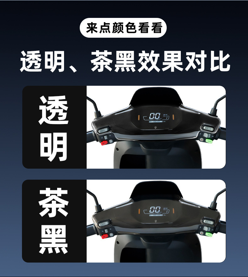 Suitable for Ninebot M95C/M85C/M80C Instrument Cover F90M/F30C Display Screen Digital Display Full Cover Shell