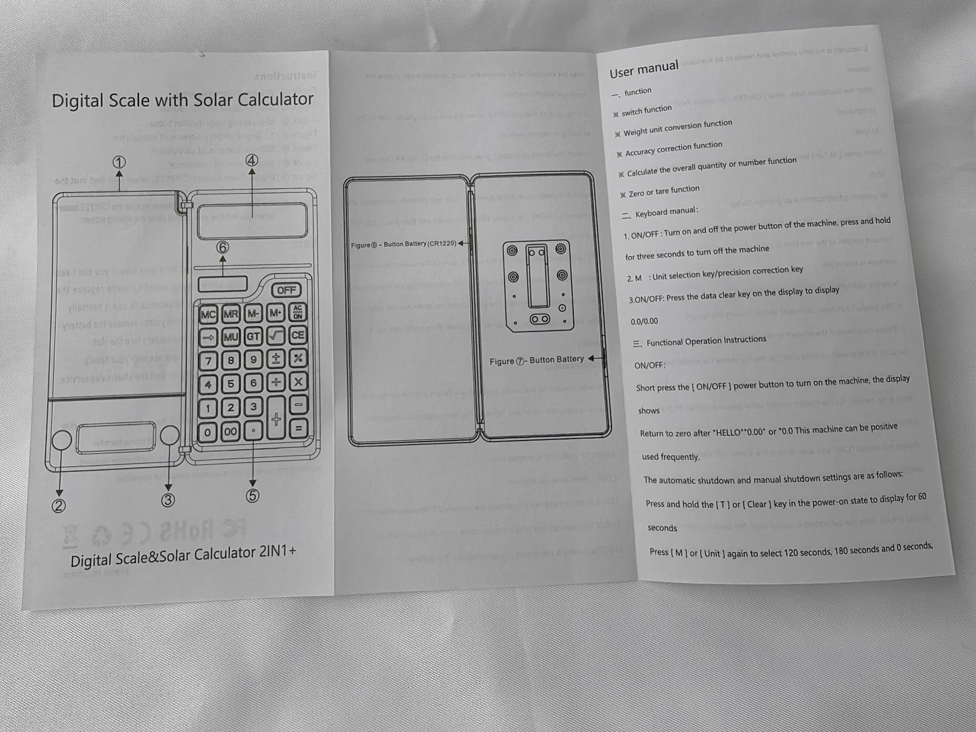 2023 nueva escala de joyería escala de bolsillo escala de oro escala de oro con calculadora con placa de escala