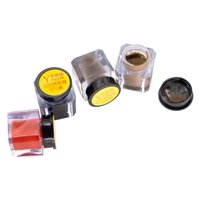 Ying Yali tattoo practice pigment beginners practice leather tattoo eyebrow lip eyeliner beauty pupil line paste color paste