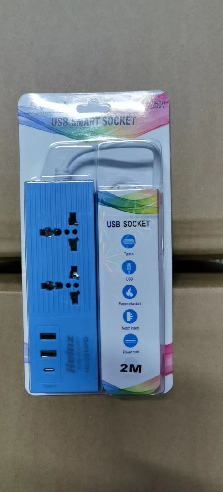 TYPE-C 5V   USB 泰国 菲律宾 南美 秘鲁 二扁 彩色旅行插 外贸