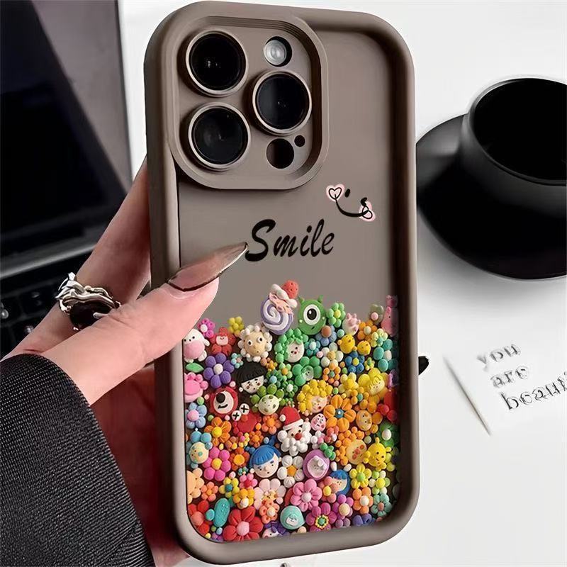 Muñeca de color para iPhone 16pro funda para teléfono móvil Apple 15 anti-caída 14 lindo 13promax nuevo 12x