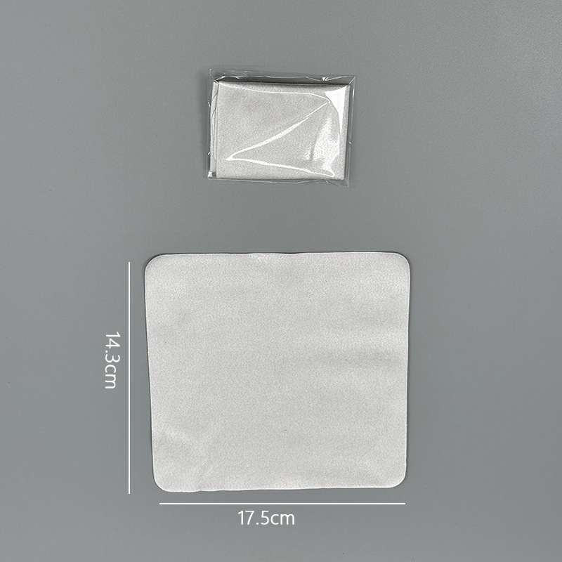 Paquete independiente de tela de seda simple de color sólido gafas tela suave limpiable cámara de pantalla de teléfono móvil