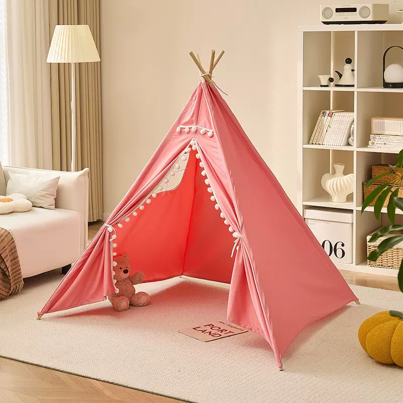 跨境儿童室内帐篷印第安亚马逊公主城堡帐篷玩具小女孩游戏屋