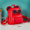 Fashionable cute universal backpack to go out with bow for early age