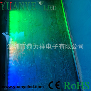 24*2W four-in-one light source production finished product 24 lights 24 pixels follow music underwater chasing lights