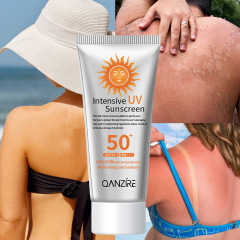 クロスボーダー全英語日焼け止めサンスクリーンSPF50高倍日焼け止めクリーム紫外線防止汗軍事訓練