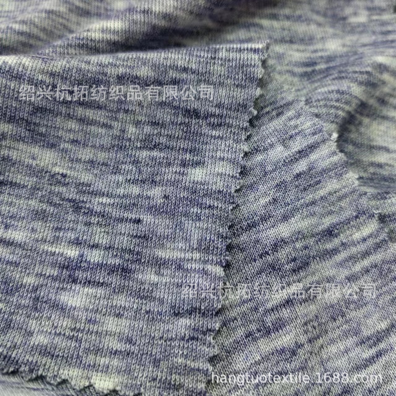 针织240gTR1*1段彩罗纹涤粘涤棉全棉TC CVC RT全涤段彩罗纹