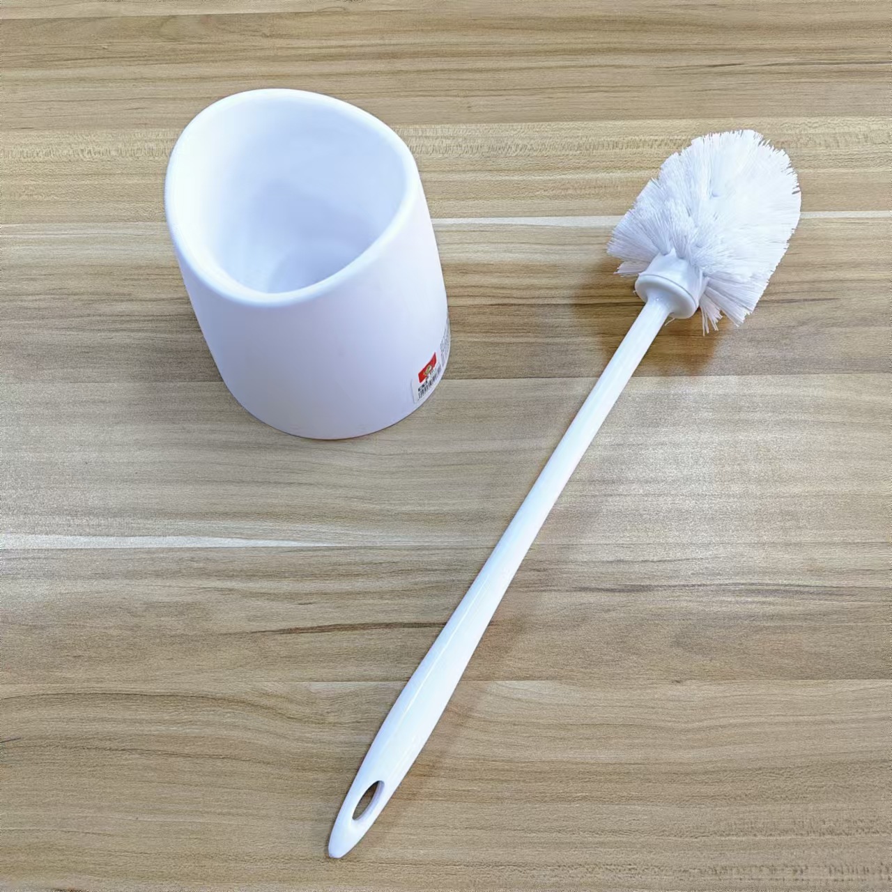 Cepillo de inodoro Cepillo de inodoro de estilo japonés Juego de cepillo de inodoro con base Cepillo de inodoro de limpieza de plástico para el hogar