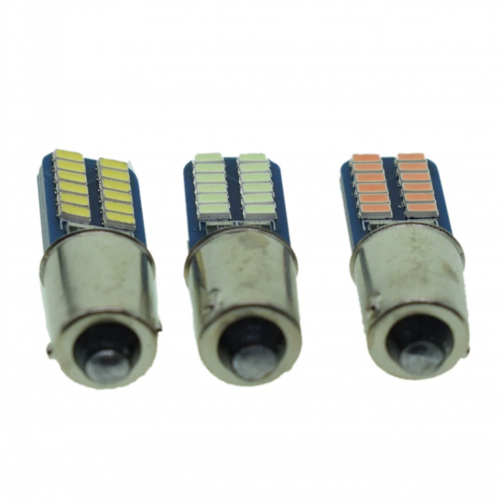 Трансграничные горячие продажи BA9S W5W 194 3014 24SMD автомобильный светодиодный декодированный свет 12V круглая головка