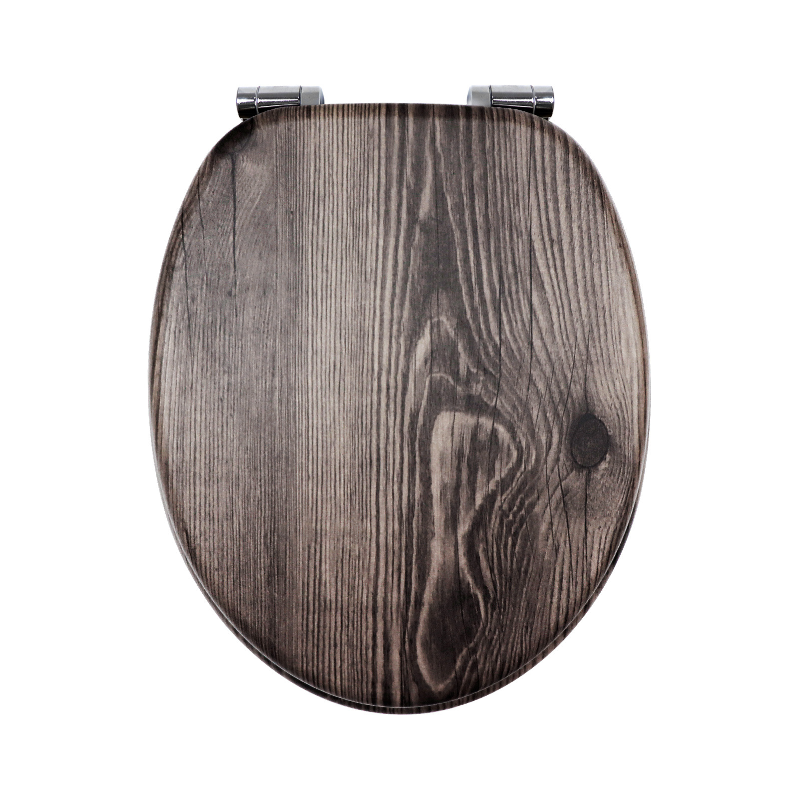Fábrica directa placa de densidad de madera MDF cubierta de inodoro pvc placa impresa patrón de madera caída lenta
