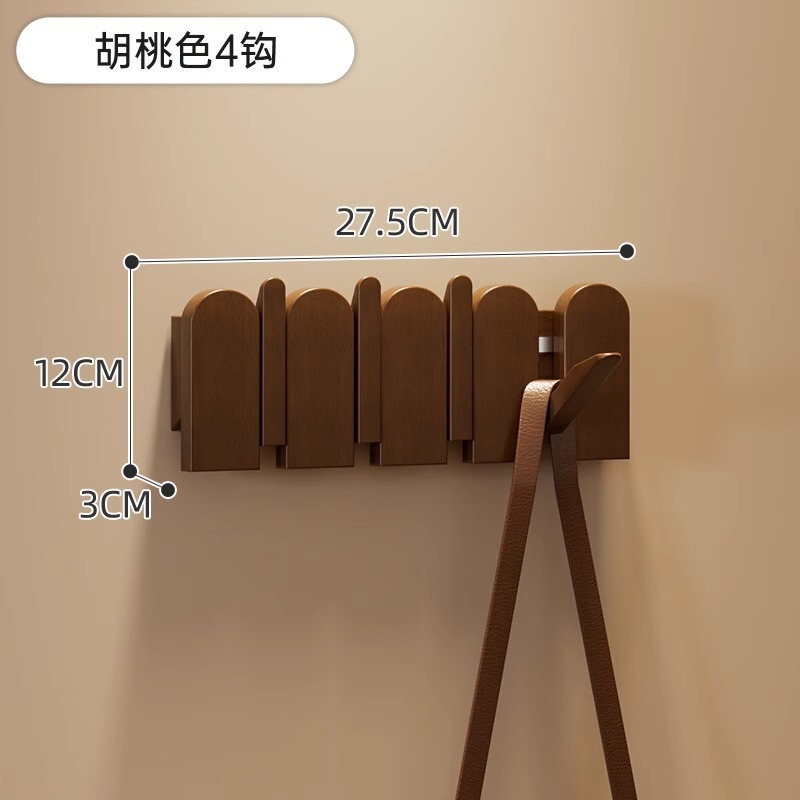 玄関ドア、玄関ドア、壁掛け衣類ラック、壁掛け無垢材衣類と帽子フック、パンチングなし、ピアノキー衣類フック|undefined