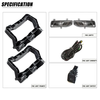Fog lamp front fog light assembly imported