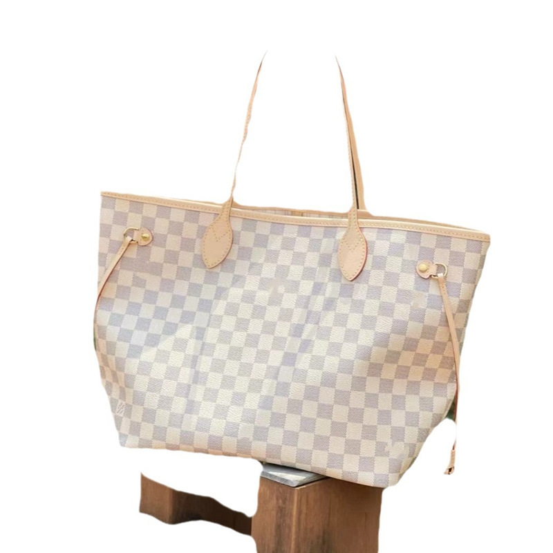特级版原厂皮白格Neverfull 全钢五金手提包托特包单肩包|undefined