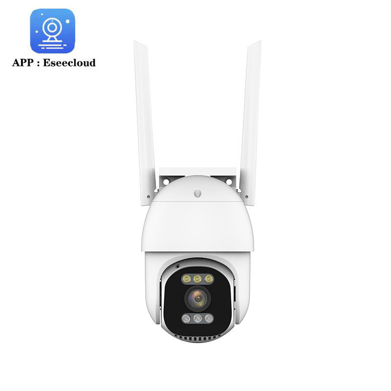 Nuevas cámaras inalámbricas HD transfronterizas 360 ° panorámicas de visión nocturna a todo color 4g alarma inteligente de monitoreo de red