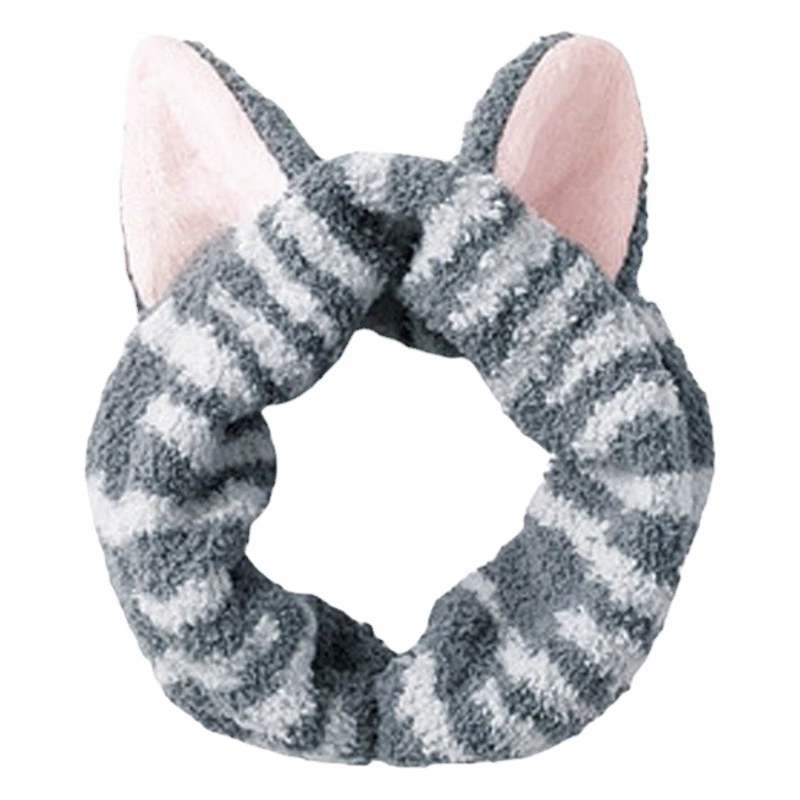 Мягкие кошачьи уши волос группы милый котенок лицо мыть Макияж волос Группа Набор