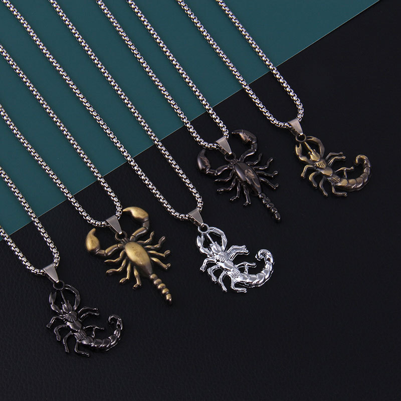 retro small necklace stainless steel