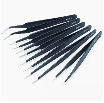 Антистатический пинцет из нержавеющей стали пинцет специально заостренный утолщенный