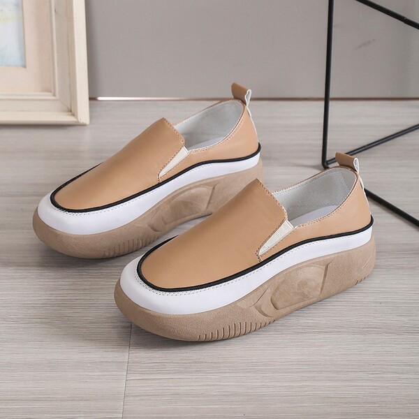 Ultra-soft casual autumn shoes made of soft leather