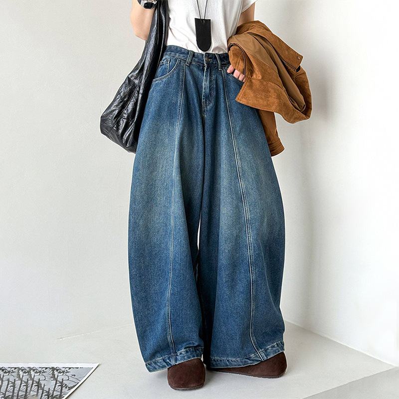 Old Money Style Super Stylish Jeans, High-Waisted Straight Wide-Leg Scimitar Pants for Women, Deconstructed Loose-Fitting Boyfriend Style Old Money Style Super Stylish Jeans, High-Waisted Straight Wide-Leg Scimitar Pants for Women, Deconstructed Loose-Fitting Boyfriend Style