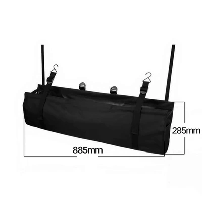 Storage Bag Multifunctional Oxford Cloth: Car storage bag/box - black-hanging-organizer