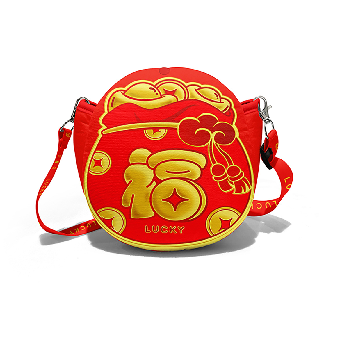 2024 Año Nuevo rojo sobre regalo bolso bandolera para niños bolsa de la suerte festivo bebé Festival de Primavera regalo de Año Nuevo Rojo Sobre Bolsa