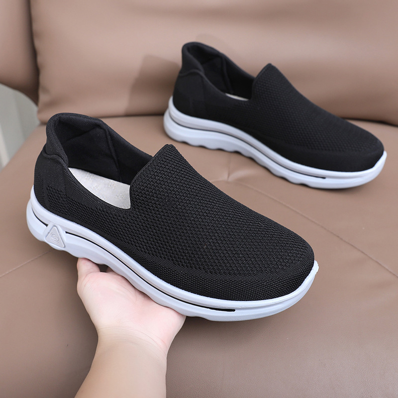 Men's casual autumn shoes loose dad shoes foot sports walking shoes men's shoes middle-aged and elderly plus size a generation of hair