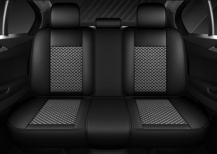 2026 New Model Full-Cover Integrated Leather/Leather-Like Ice Silk Five-Seater Universal Car Seat Cushion and All-Season Seat Cover