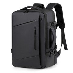 跨境新款可扩容高级感商务双肩包出差旅行简约便捷出差通勤电脑包