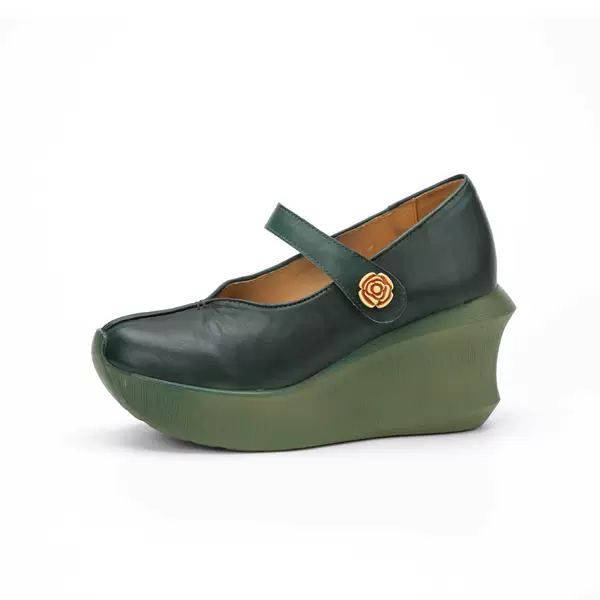 Green, leather, cowhide