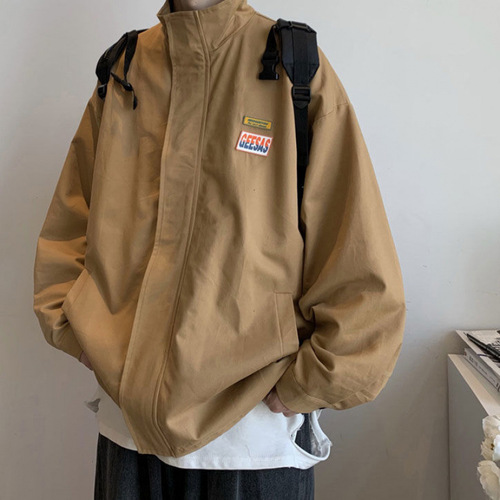 American functional style combat jacket for men, loose retro work-style coat for men, spring and autumn version, cool and stylish sports jacket for men.